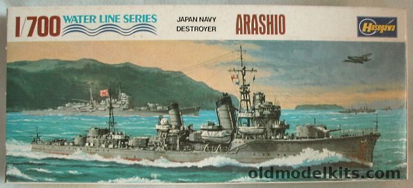 Hasegawa 1/700 IJN Arashio Destroyer  (Asashio Class), B-13-100 plastic model kit